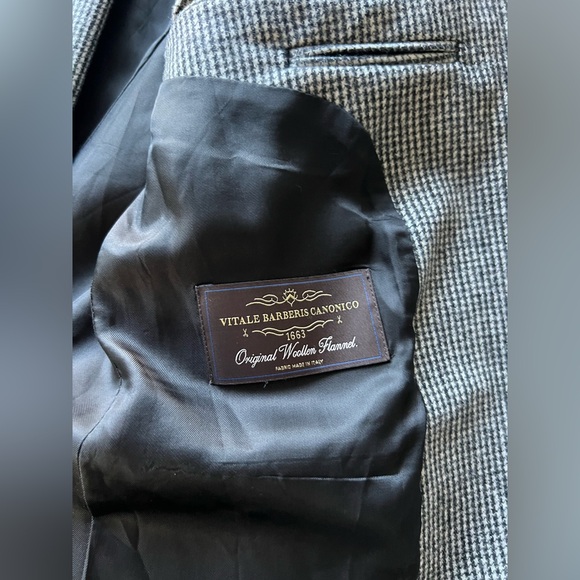 Reiss Denzil Peak Lapel Single Breasted Houndstooth Suit 40R/34 Inch Pants - Picture 4 of 8